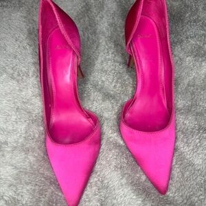 Mango Vibrant Pink Women's Heels